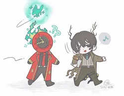 dante (project moon), yi sang (project moon), project moon, limbus company, tama launcher, post #12247