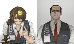 meursault (project moon), gregor (project moon), project moon, limbus company, kkolo432271, post #1029