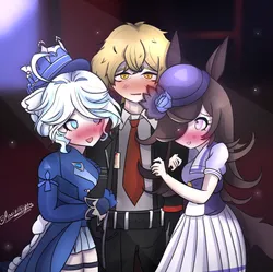 sinclair (project moon), furina (genshin impact), project moon, limbus company, macirollfights, post #4364