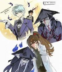 carmen (project moon), angela (project moon), project moon, limbus company, akmisss00, post #8079