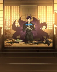 rien (project moon), suzuran's father (arknights), project moon, limbus company, jile lemon, post #2671