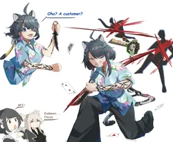 vergilius (project moon), endministrator (arknights), project moon, limbus company, cyczen, post #8594