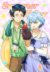 angela (project moon), roland (project moon), project moon, library of ruina, zxhaneki, post #2874