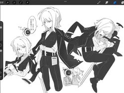 dante (project moon), faust (project moon), project moon, limbus company, nanahara191, post #2187