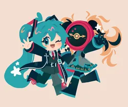 dante (project moon), hatsune miku, project moon, limbus company, projecttiger, post #5153