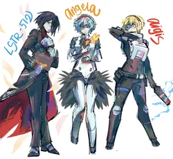 angela (project moon), aigis (persona), project moon, library of ruina, kickthat can, post #6973