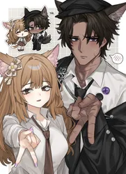 heathcliff (project moon), catherine (project moon), project moon, limbus company, 1mingk, post #6456