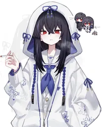 ryoshu (project moon), shiomi yoru (project moon), project moon, limbus company, toriumi (trmx x), post #1797