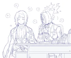 faust (project moon), dante (project moon), project moon, limbus company, netsu 1012, post #7581