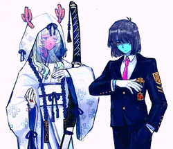 rien (project moon), shiomi yoru (project moon), project moon, limbus company, dhm 14105, post #6966