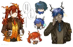 hohenheim (project moon), alyssa (project moon), project moon, limbus company, antikilo (xiaohongshu 1685660610), post #4937