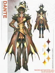 dante (project moon), dante (warframe), project moon, limbus company, 4mori4n, post #3206